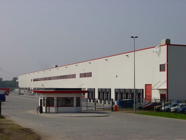 Budowane przez Rex-bud budownictwo centrum logistyczne Auchan na Węgrzech